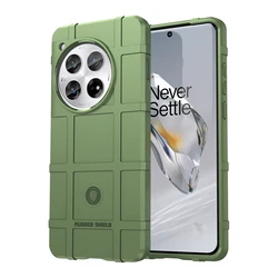 Heavy Duty Shockproof Rugged Phone Case with Military Grade Drop Protection and Non - Slip Texture - OnePlus 12 (Green)