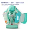 2024 New Mambobaby Animals Float Non-Inflatable Solid Baby Swimming buoy Water Trainer Infant Pool Floator Swim Ring with Canopy 2