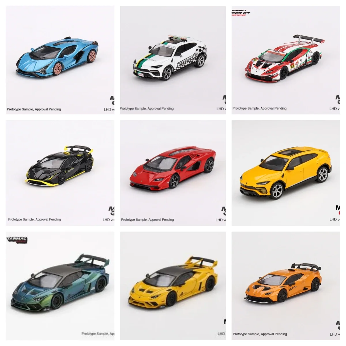 Mini-GT-1-64-Aventador-SVJ-GT-Sian-FKP-Urus-Huracan-STO-LBWK-Diecast ...