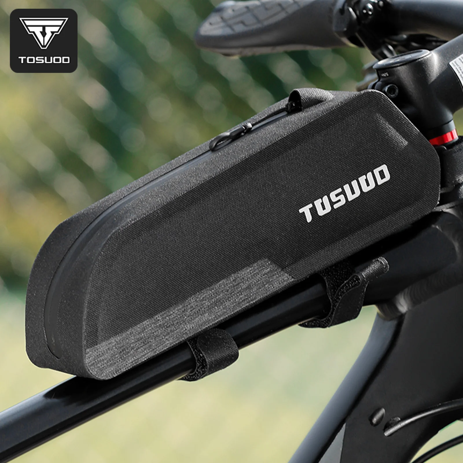TOSUOD PFCBHS414 Bicycle Top Tube Bag Waterproof Portable Frame Bag