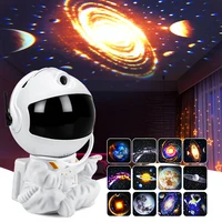 Astronaut Starry Sky Projector with 12 Films Night Light Star Projector LED Astronaut Lamp Galaxy Projector for Bedroom Playroom