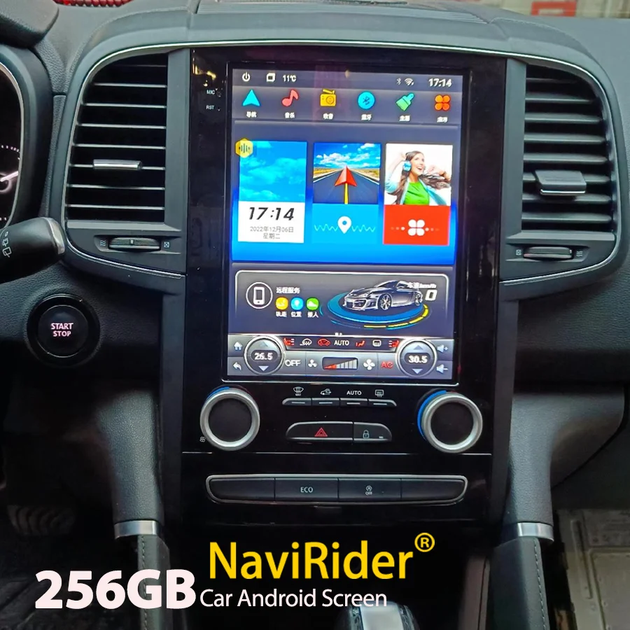 

10.4inch Vertical Screen Android 13 Car GPS Radio Navigation Video Player For Renault Megane 4 Samsung Koleos Talisman 2017-2019
