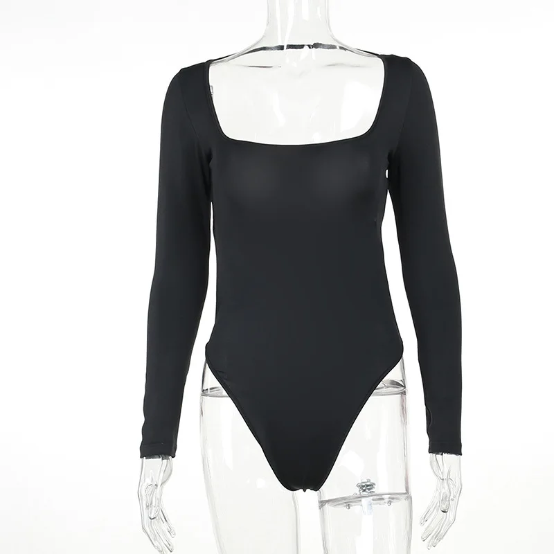 One-Pieces Lenceria Femenina Bandage Body Feminino Backless Tops For Women Rave Outfit Long Sleeve Black Sexy Bodysuit Lingerie