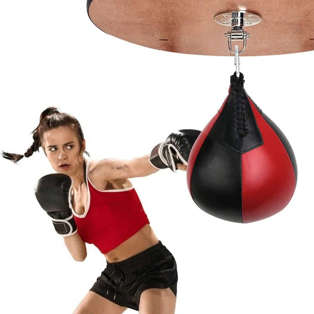 Boxing Equipment PU Leather Inflatable Reflex Fight Speed Balls Fitness Training,Head Mounted Speed Ball,Boxing Punching Bag,Boxing Speed Ball,Boxing Reaction Ball