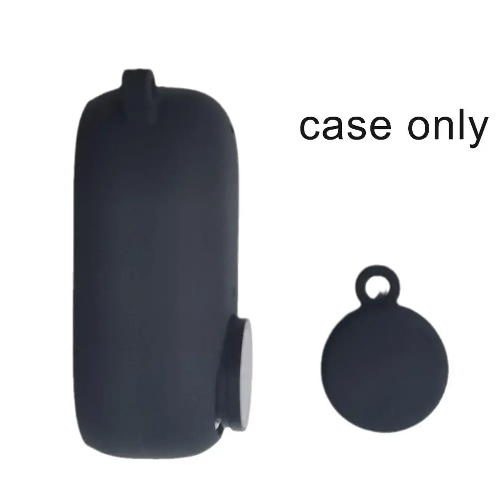 

For Insta360 GO 3 Camera Silicone Case Scratchproof Lens Cap Non-slip Charging Box Protective Cover for Insta360 GO3 Access V7B7