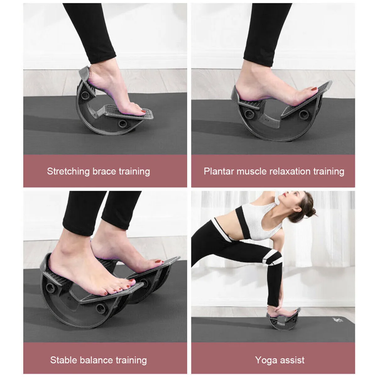 Fitness stretching board stretching oblique pedal thin leg stretching device