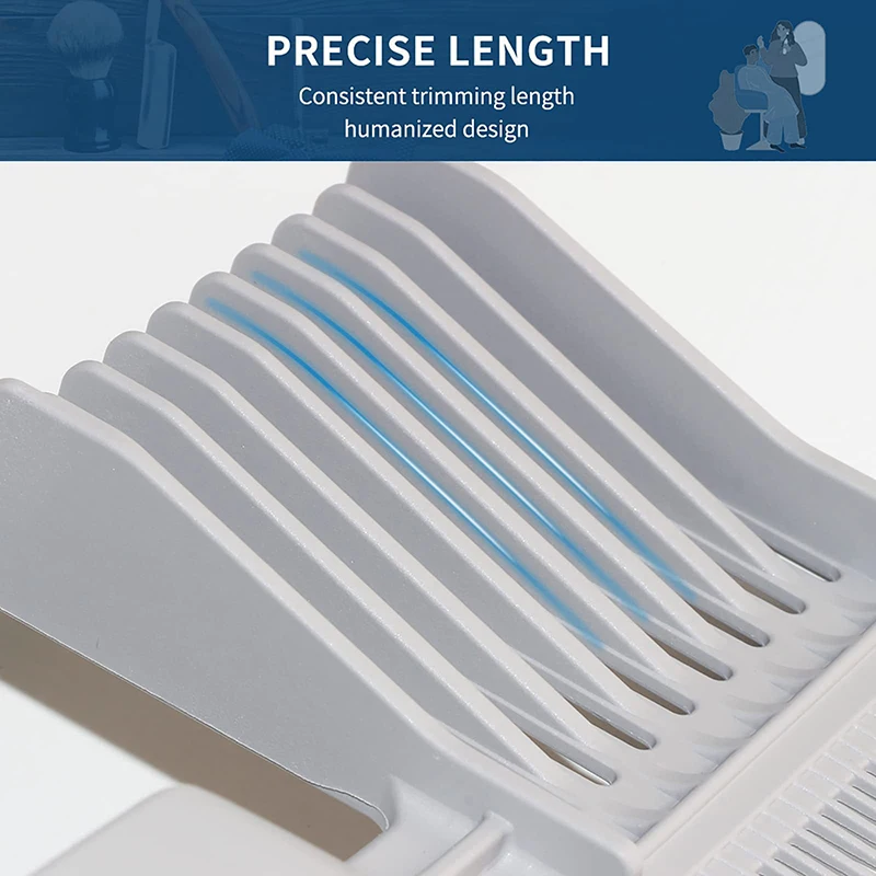 Hair Comb Men's Gradient Hairstyle Comb Hair Cutting Tool Professional Hair Comb Styling Tools Men Flat Top Guide Haircut Clipper