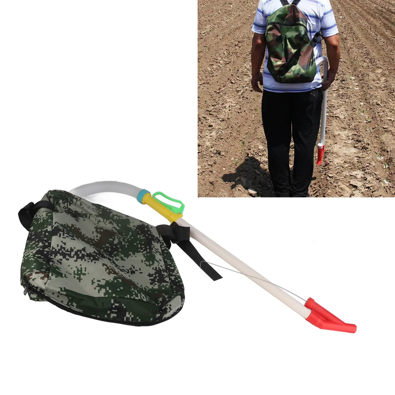 Fertilizer Distributor Manual Time Saving Labor-saving Manure Applicator Fertilizer Spreader Plastic Agricultural Backpack Ferti