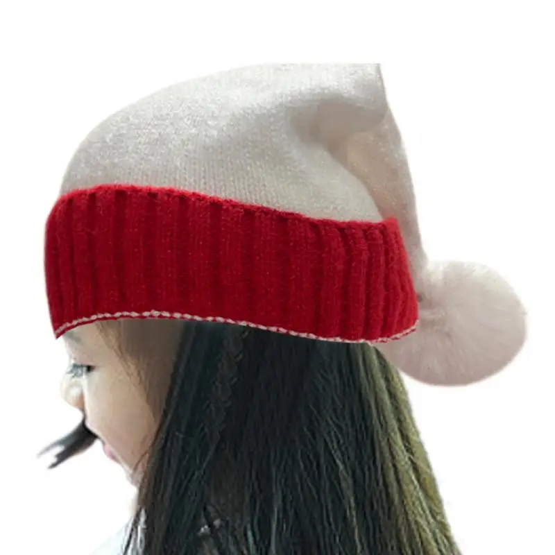 Kids Christmas Warm Hat Christmas Santa Claus Hats Seasonal Decorative Thermal Santa Claus Hats For Holiday Gatherings