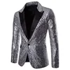 Shiny Gold Sequin Glitter Embellished Blazer Jacket Men, Nightclub Prom Suit Blazer,Male Costume Homme Stage Clothes For singers 6