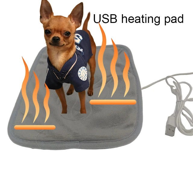 Winter Pet Heating Blanket Temperature Warm Cat Dog Mattress Indoor Heating Pad Pet Supplies USB heating pad 4