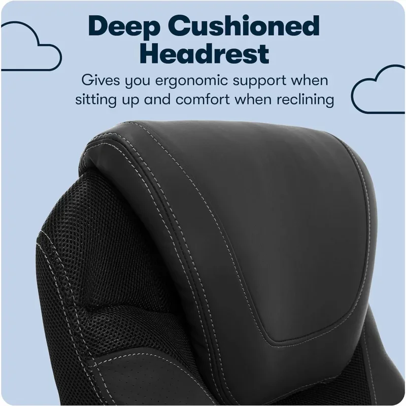 Serta Bryce Executive Office Chair, Ergonomic Computer DeskChair with Patented AIR Lumbar Technology, Comfortable LayeredP
