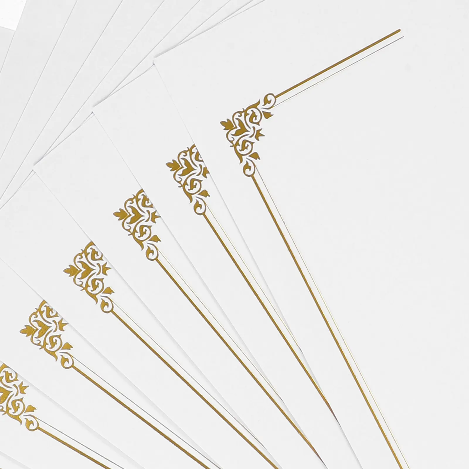 10Pcs 인쇄 가능한 빈 인증서 용지 금박 가장자리 디플로마 카드지 졸업용 프리미엄 두꺼운 인증 상장 용지