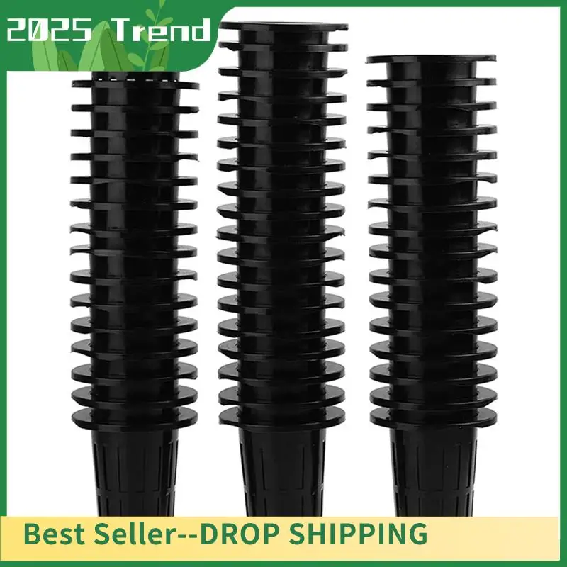 AA14 New 100Pcs Black Plastic Fixing Basket Gardening Soilless Slotted Mesh Plant Cups, Pots, Buckets, Baskets For Hydroponics