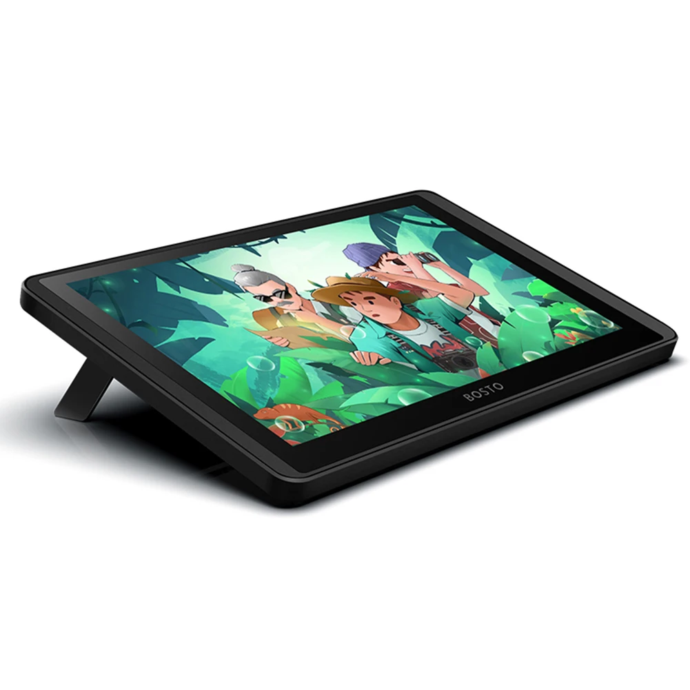 H-IPS LCD 그래픽 드로잉 태블릿 모니터, 디지털 아트 드로잉 패드, Windows MacOS와 호환 가능, 12HD-A, 11.6 인치, 1366x768 디스플레이