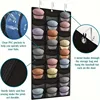 27 Pockets Hat Rack for Baseball Caps Over The Door Cap Organizer Hat Holder With Large Clear Pockets &3 Hooks Hat Storage 2