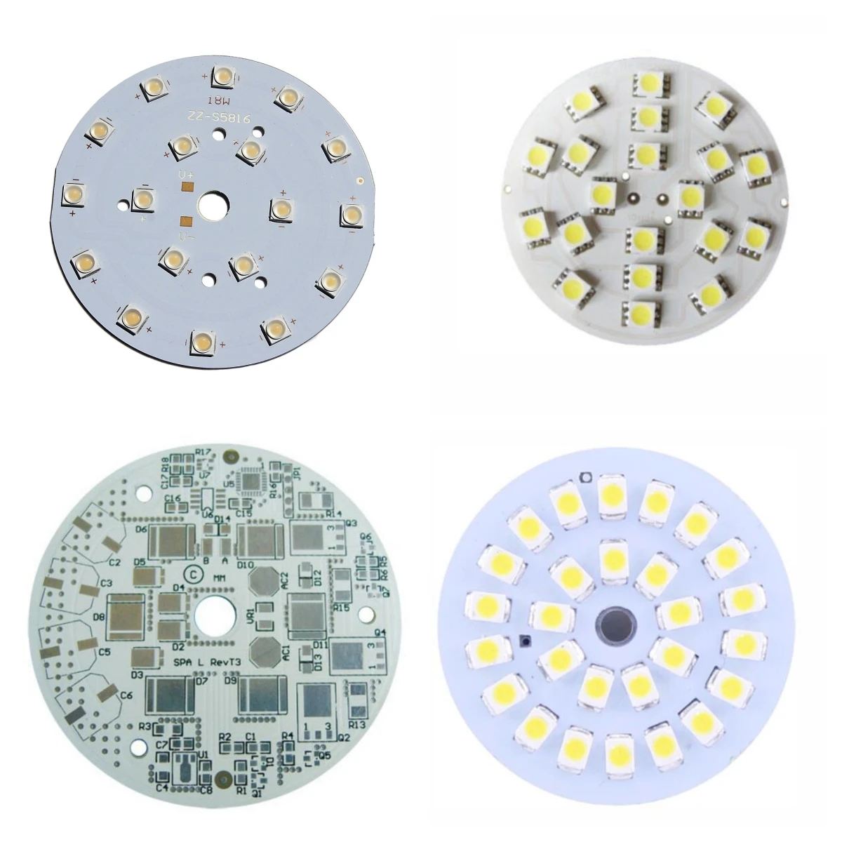 FPC OSP Aluminum Board for LED Lighting Industry 5050 Anodized White Rigid-Flex