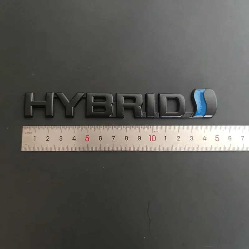 Premium 3D Metal Hybrid Car Emblem Badge Sticker Decals