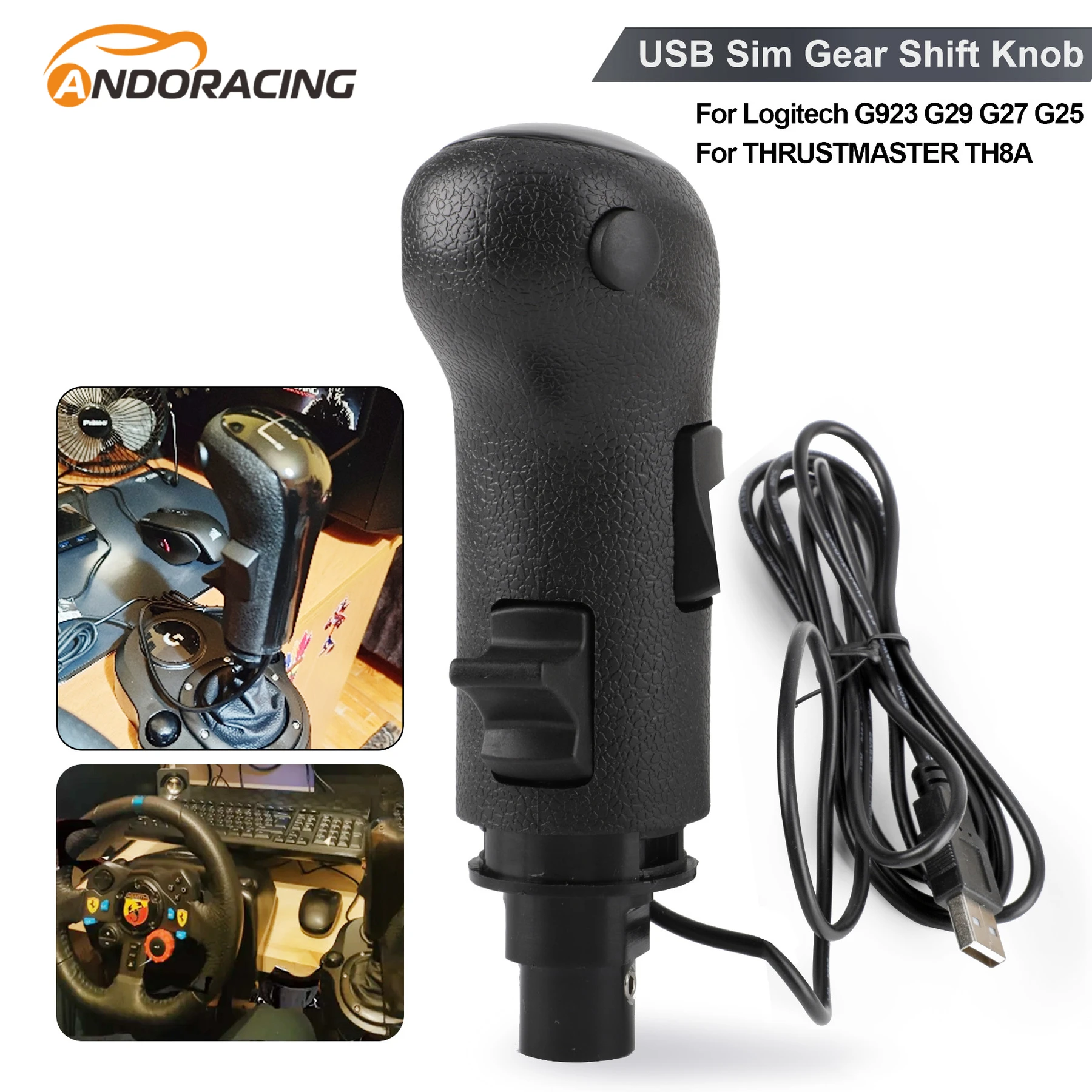 USB Gear Shift Knob Sim Games for Logitech G923 G29 G27 G25