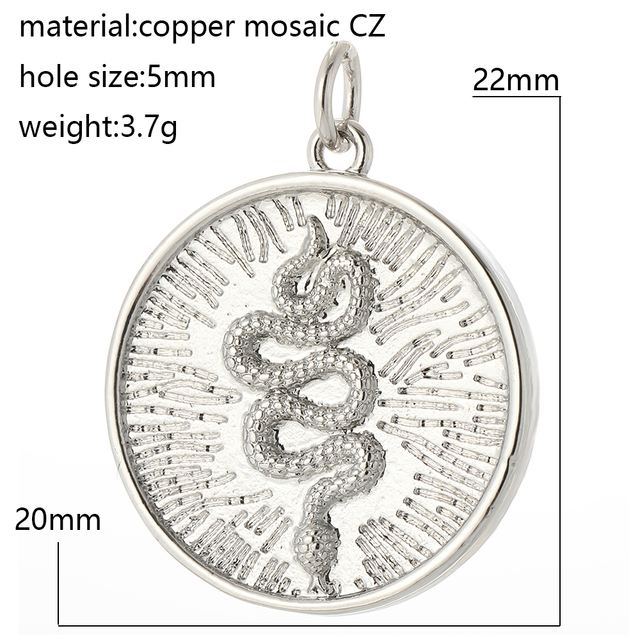 Blue Eye of Horus Designer Jewelry Charms Snake Eagle Pendant Charms for Jewelry Making Diy Earrings Bracelet Necklace