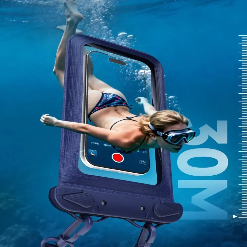 Waterproof Phone Bag with Hanging Rope and Touch Screen Access