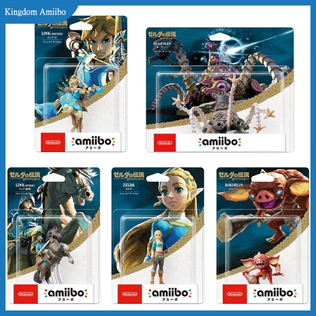 Original The Legend Of Zelda Tears Of The Kingdom Amiibo 8cm Link Anime  Figure TotK Action Figurine Statue Model Toys Dolls Gift