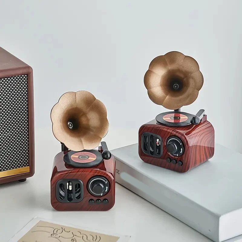 Vintage Phonograph Music Box for Home and Office Decor music box