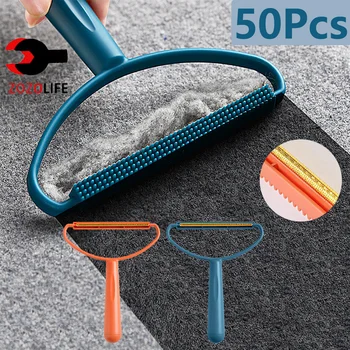 1-50Pcs Clothes Hair Scraper Pet Manual Lint Removal Coat Clothes Double Sided Hair Removal Shaver Brush Tool for Carpet Wool 1