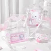 Cute Photocard Holder Keychain Badge Holders,3 Inch Photocards Holder Protective Sleeves Id Case Holder 3