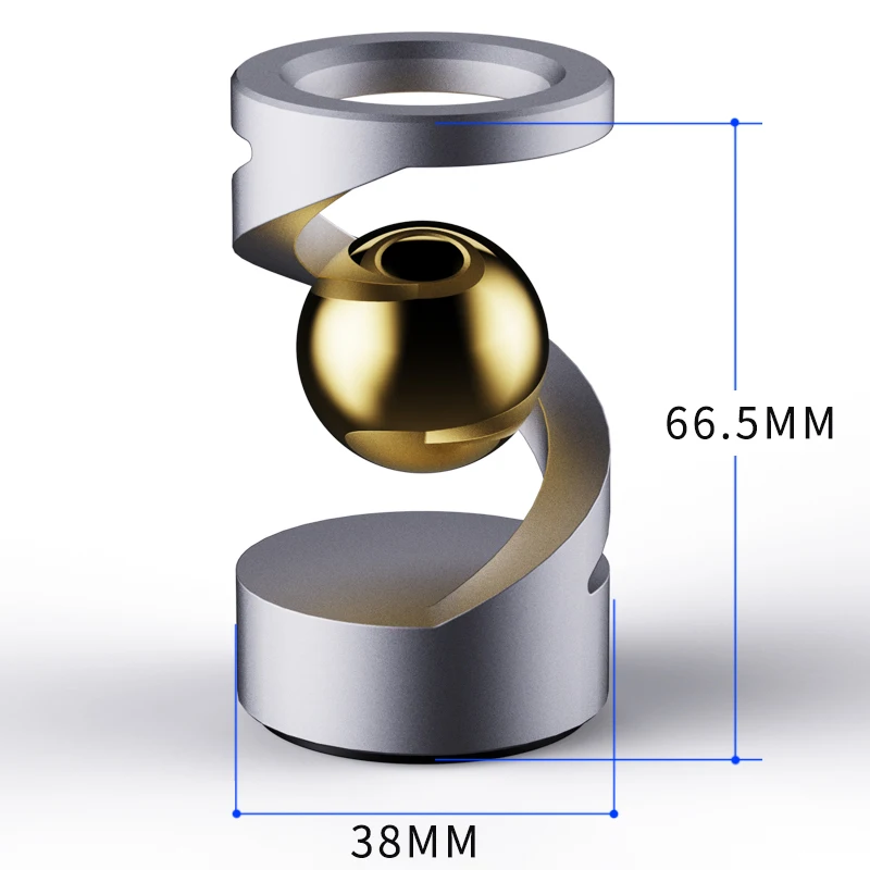 Desktop visual levitating gyroscope made of metal used for decompression and relieving stress edc Adults Children Festival gifts 6