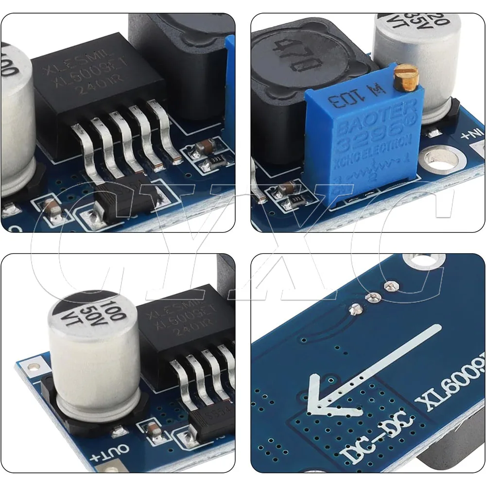 1-20PCS XL6009 4A Boost Converter Step Up Adjustable 15W 5-32V to 5-50V DC-DC Power Supply Module LM2577 Step-up Module 5