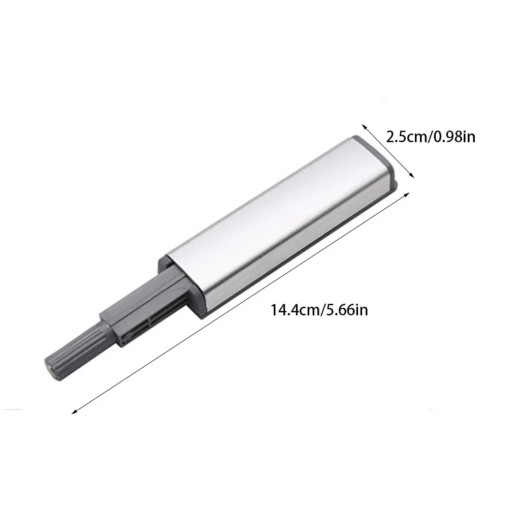 10pcs/set Magnetic Door Catch Easy-to-install Wide Applications Sleek Corrosion-resistant Push Latch As Shown