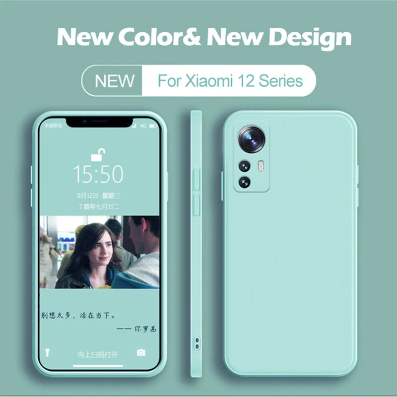 Pour Mi 11 Lite Coque de protection pour Xiaomi Mi 11 Lite 11T 10T 9T Poco F3 X4 Redmi Note 11 10 9 Pro Original Liquid Silicone Ca_voghion.com