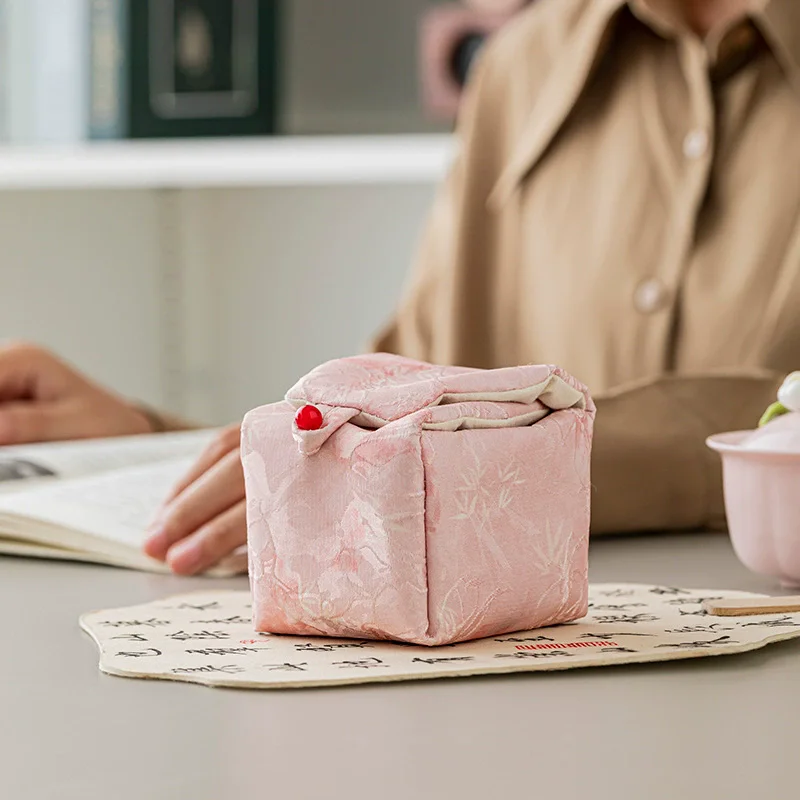 Master Cup Bag Portable Tea Accessory Pouch for Single Teacup, Quick Tea Cup, Teapot, and Tea Ceremony Supplies