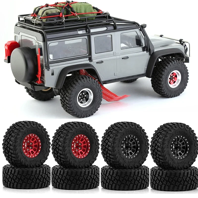 4 Stuks Rc Autoband Wiel 120 Mm 1.9in Rubber Met 10 Spaaks Nylon Wielnaaf Rc Auto Onderdelen Voor Axiale SCX10 90046 Voor Traxxas (ORANGE 4 Stuks Rc Autoband Wiel 120 Mm 1.9in Rubber Met 10 Spaaks Nylon Wielnaaf Rc Auto Onderdelen Voor Axiale SCX10 90046 Voor Traxxas (ORANGE