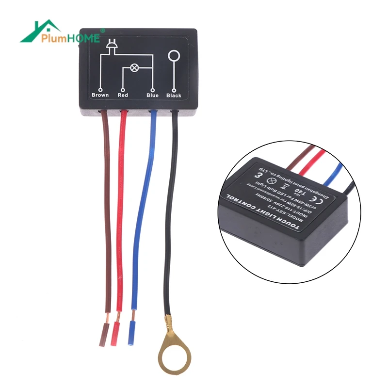 Ac110-230V Touch Light Switch Lampada Da Tavolo Dimmer Modulo Di Controllo Sensore Interruttore Tattile Compatibile Con Lampade A Incandescenza Led Sc