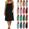 112310-c2603f.jpg Robe sexy dos nu pour femmes, couleur unie, coupe ample, sans manches, robe courte réglable avec bretelles, robe d'été pour vacances à la plage