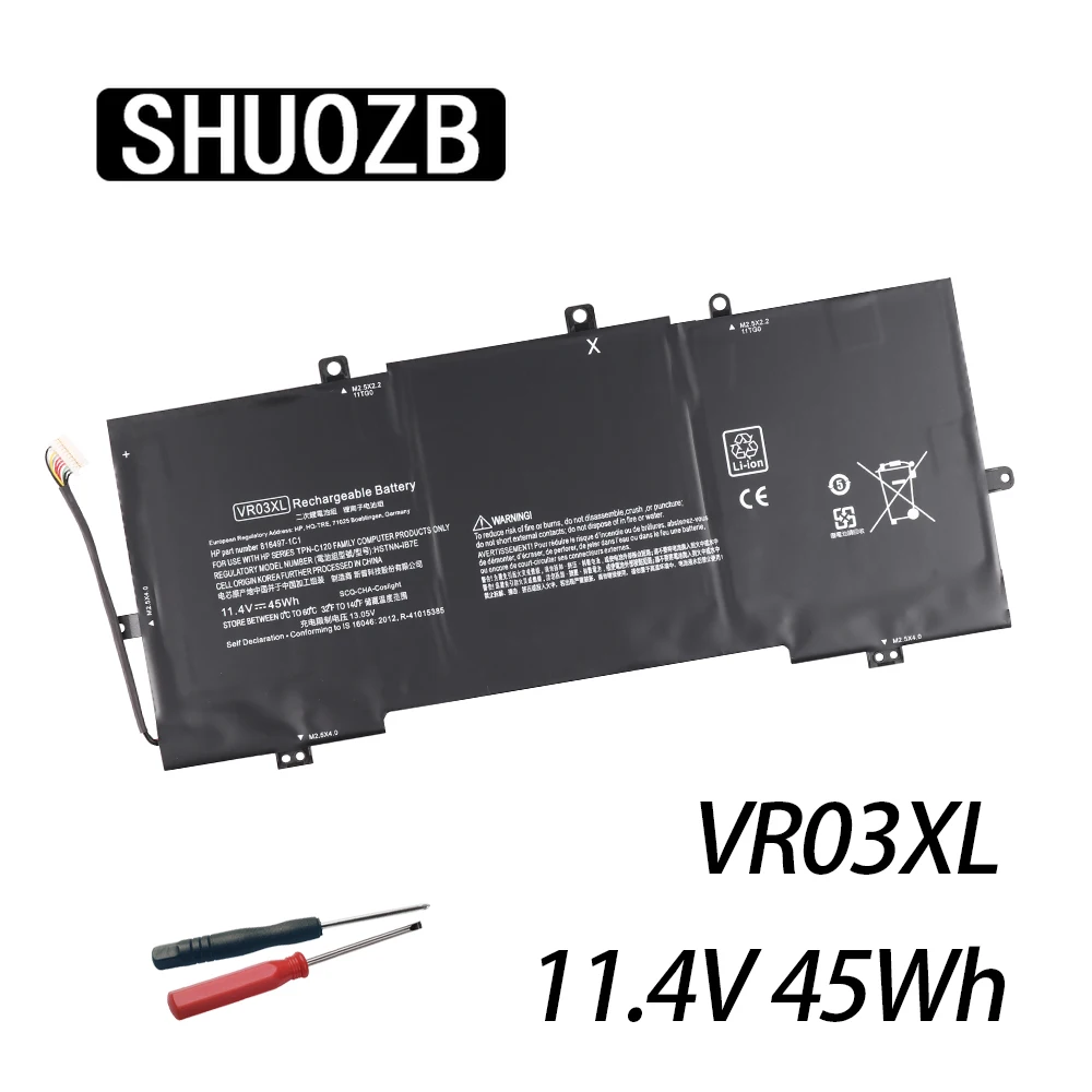 Bateria do Portátil para hp Pavilion Envy Vr03xl 13-d Série 13-d096ur 13-d036nz 13-d046tu 13-d051tu 13-d006tu 13-d016tu Tpn-c120 Novo