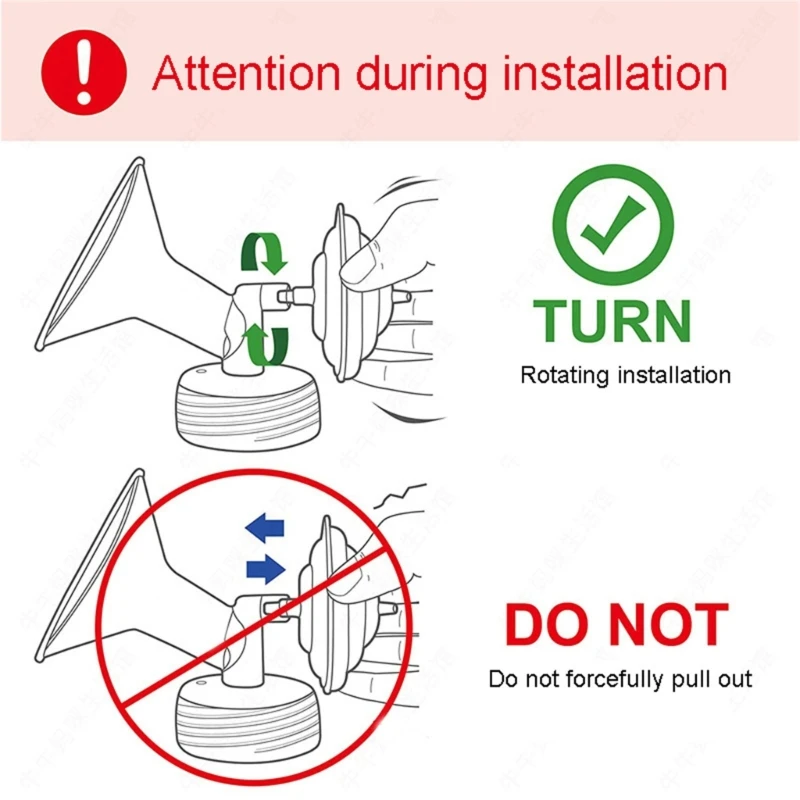 Upgraded Wide Neck Parts Wide Mouth Flanges for Breast Electric Breast Accessories for Electric 5