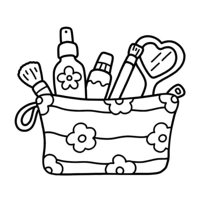 COSMETICS PATTERNS, смелая и легкая книжка-раскраска для взрослых, милая книга для рисования, идеальный подарок для вечеринки и дня рождения — изображение 6