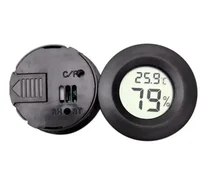 Thermomètre congélateur Sauna thermo-hygromètre thermomètres numériques liquide réfrigérateur détecteur rond Mini Portable numéro cristal 3