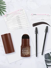  Eyebrow Stamp Shaping Kit Waterproof Long Lasting Natural Shape Brow Stamp Contouring Stick Make Up Perfect Eyebrow In Seconds 