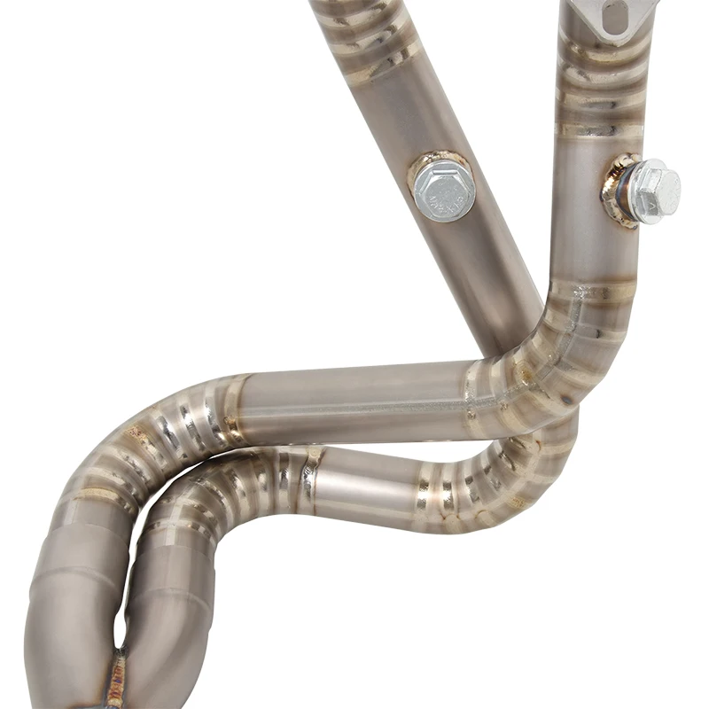Slip On For CFMOTO CLX-700 CLX700 Sport 2020 - 2023 Motorcycle Exhaust Titanium Alloy Front Link Pipe Escape Moto Modify Muffler - Image 5