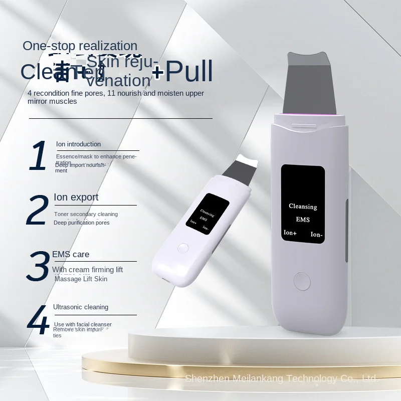 Ultrasonic Beauty Scraper For Removing Dead Skin Blackheads Deep Cleaning Of Pores Suction Of Miraculous Appliances