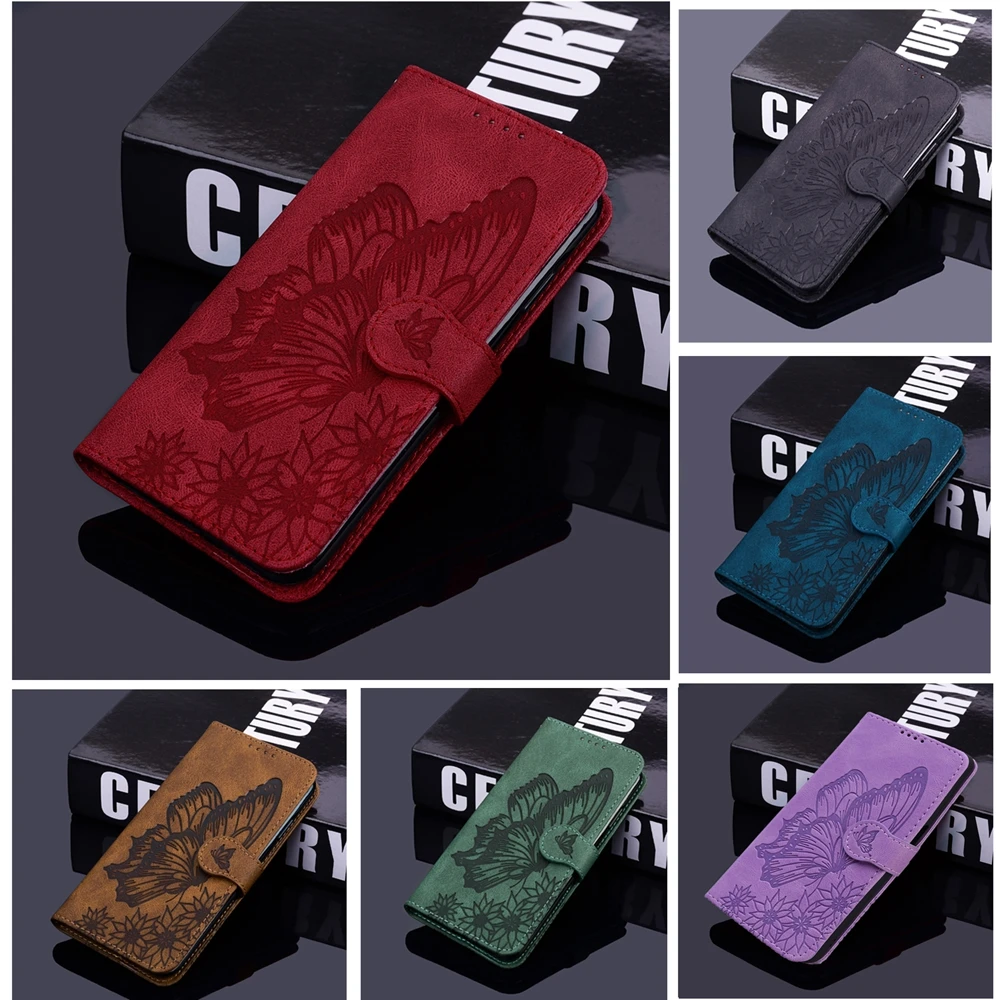 Premium Printed Leather Phone Wallet Case - Stylish and Durable Accessory