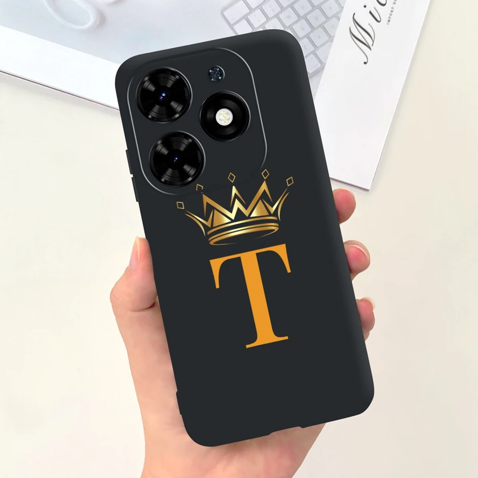 حافظة لهاتف انفينيكس سمارت 8 X6525 غطاء حروف تاج ل...