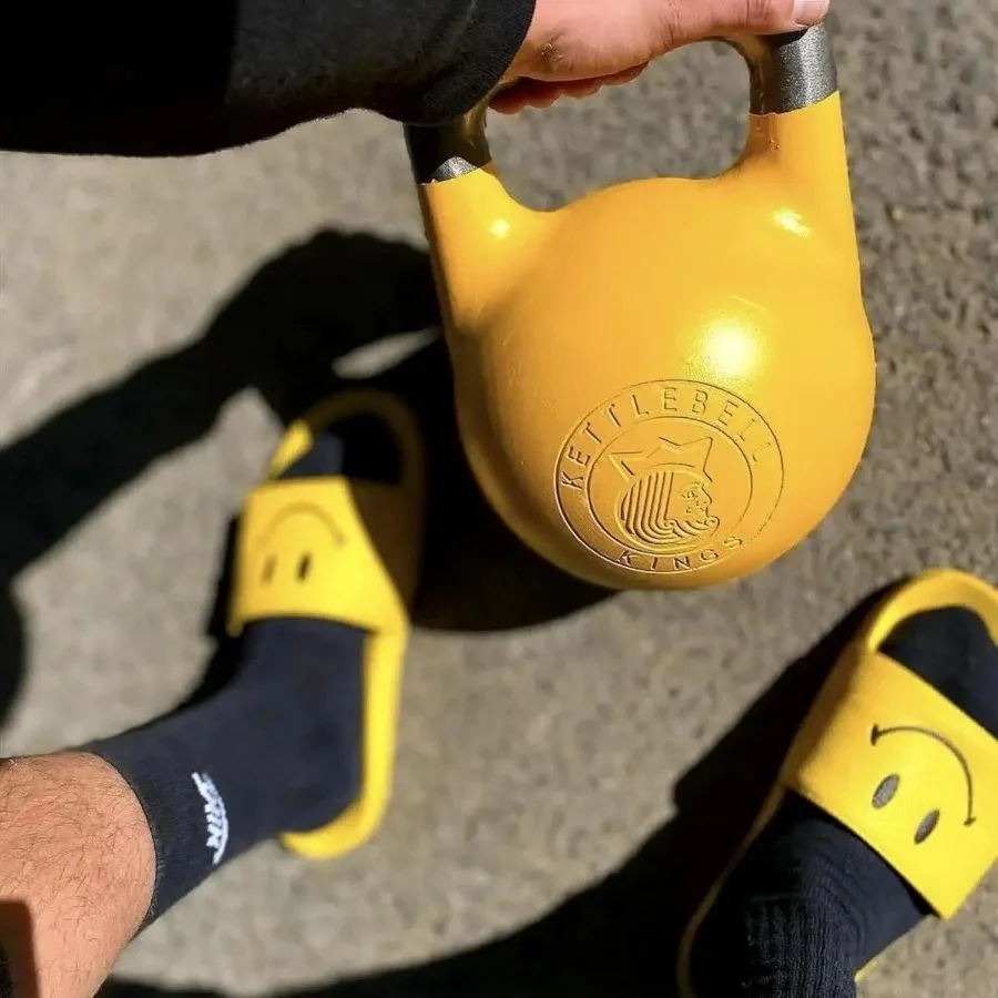 Competition Kettlebells Weight (33mm handle) 16 KG | Hand weights Workout Gym Equipment & Strength training sets for Women & Men