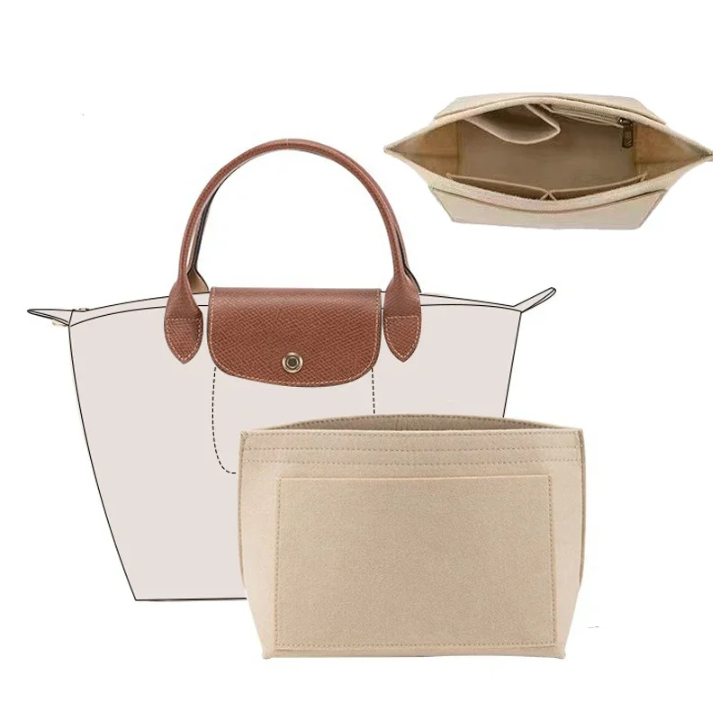 Yudx New Bag Organizer Per Longchamp Small Tote Bag Borsa Timido Storage E Finitura Fodera Interna Della Borsa