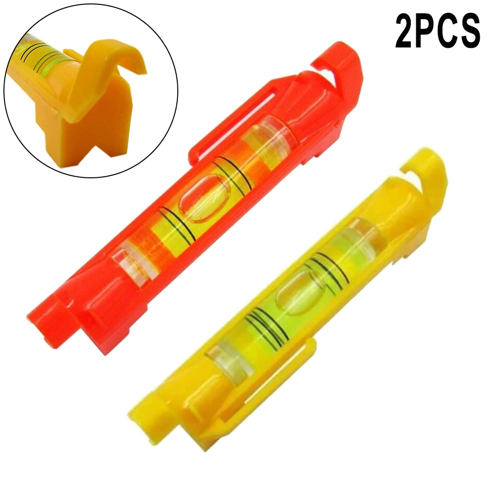 

2pcs Hanging Levels 75x12.5m Pen Horizontal Bubble Measuring Level GadgetLevel Hanging Line Level String Level
