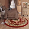 Round Short Pile European Carpets for Living Room Decoration Rugs for Bedroom Decor Carpet Non-slip Area Rug Thicken Floor Mats 2